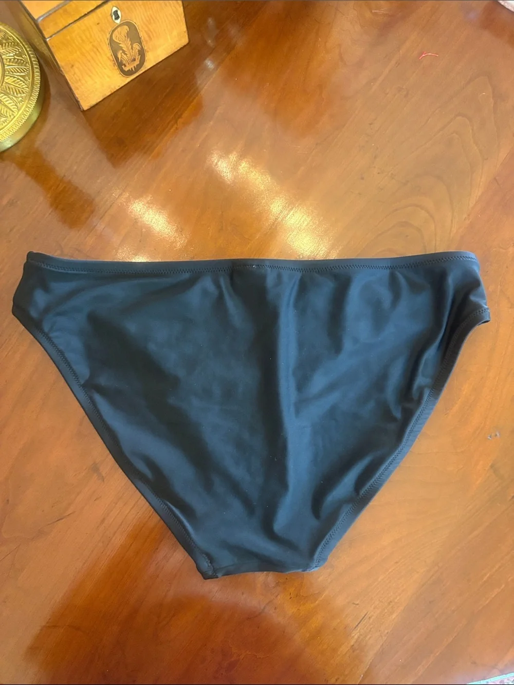 J Crew Black Swim Bikini Bottom